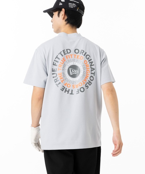 NEW ERA(ニューエラ)の「ニューエラゴルフ ミッドネック半袖Tシャツ サークルロゴ(ポロシャツ・メンズ・ブラック/ホワイト/グレー・XXL/XL/L/M/S)」の10枚目の写真