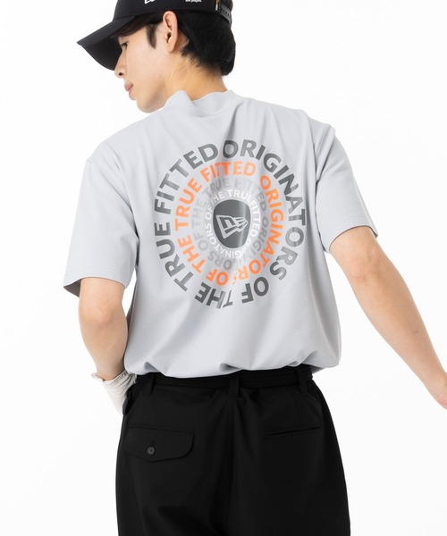 NEW ERA(ニューエラ)の「ニューエラゴルフ ミッドネック半袖Tシャツ サークルロゴ(ポロシャツ・メンズ・ブラック/ホワイト/グレー・XXL/XL/L/M/S)」の14枚目の写真