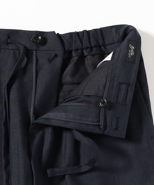 BRILLA per il gusto(ブリッラペルイルグースト)の「COOLMAX (R) リネン ソリッド イージーパンツ(その他パンツ・メンズ・インディゴブルー/ブラック・50/48/46/44/52/54)」の9枚目の写真