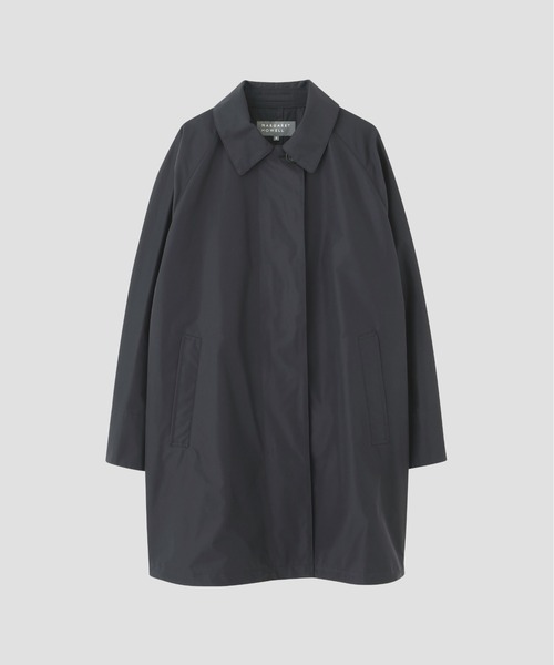 MARGARET HOWELL(マーガレットハウエル)の「DENSE COTTON NYLON POPLIN(ステンカラーコート・レディース・ネイビー/セージグリーン・2/1)」の13枚目の写真