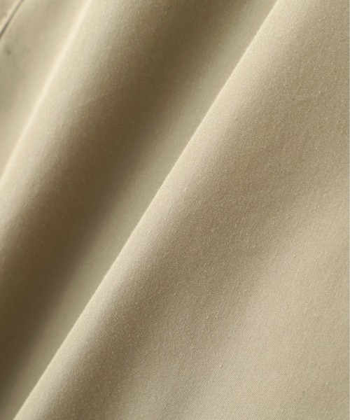 MARGARET HOWELL(マーガレットハウエル)の「DENSE COTTON NYLON POPLIN(ステンカラーコート・レディース・ネイビー/セージグリーン・2/1)」の10枚目の写真