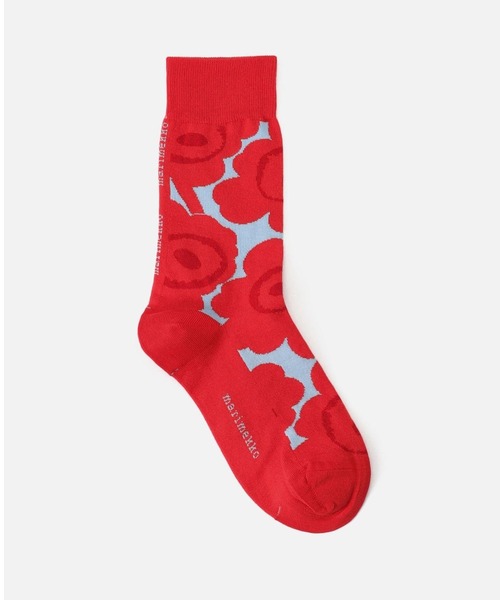 marimekko(マリメッコ)の「【kioski】 Kasvaa Unikko / Socks(ソックス/靴下・レディース・ブルー/レッド・34/37/40)」の7枚目の写真