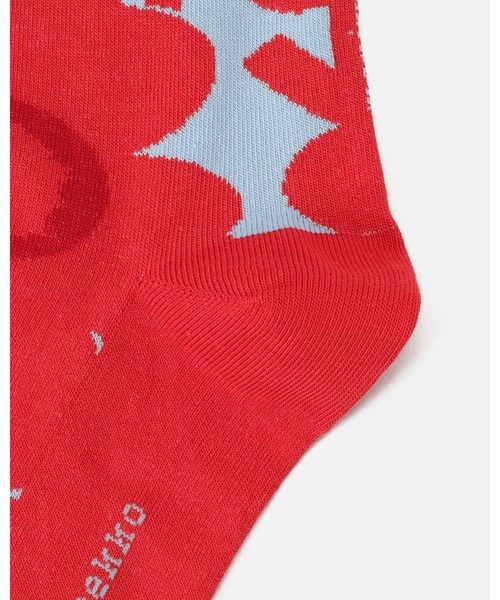 marimekko(マリメッコ)の「【kioski】 Kasvaa Unikko / Socks(ソックス/靴下・レディース・ブルー/レッド・34/37/40)」の9枚目の写真