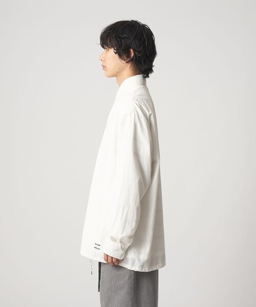 CITEN（シテン）の「＜CITEN＞シャツコーチジャケット（シャツ/ブラウス・メンズ・ブラック/ホワイト・L/M）」の9枚目の写真