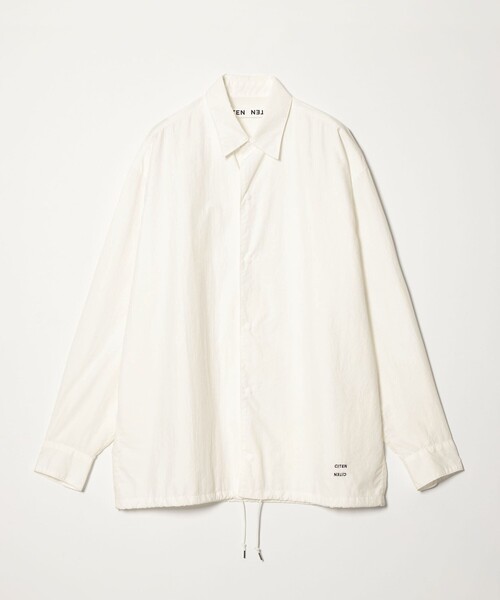 CITEN（シテン）の「＜CITEN＞シャツコーチジャケット（シャツ/ブラウス・メンズ・ブラック/ホワイト・L/M）」の21枚目の写真