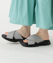 BEAMS HEART | クロス ニット サンダル(サンダル)