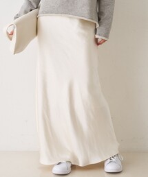 Rouge vif Anna | サテンマーメイドイージーロングスカート(スカート)