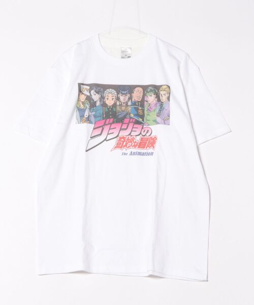 Rendez-Vous(ランデヴー)の「【 ジョジョの奇妙な冒険 】 プリントTシャツ 26S1(Tシャツ/カットソー・レディース・サックスブルー/ライトブルー/アイボリー/オフホワイト/ライトグリーン/ライトグレー/ホワイト/ライトパープル・LARGE/X-LARGE)」の2枚目の写真