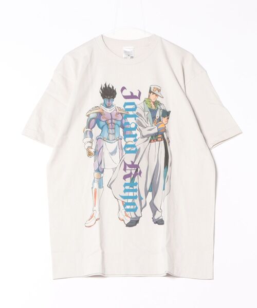 Rendez-Vous(ランデヴー)の「【 ジョジョの奇妙な冒険 】 プリントTシャツ 26S1(Tシャツ/カットソー・レディース・サックスブルー/ライトブルー/アイボリー/オフホワイト/ライトグリーン/ライトグレー/ホワイト/ライトパープル・LARGE/X-LARGE)」の3枚目の写真
