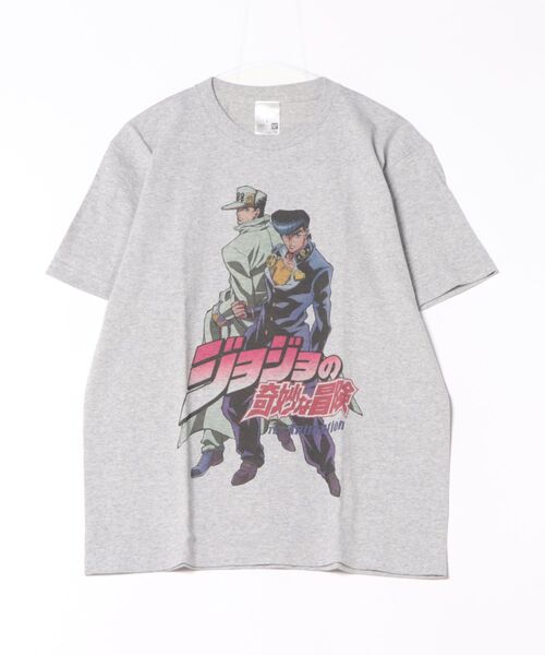 Rendez-Vous(ランデヴー)の「【 ジョジョの奇妙な冒険 】 プリントTシャツ 26S1(Tシャツ/カットソー・レディース・サックスブルー/ライトブルー/アイボリー/オフホワイト/ライトグリーン/ライトグレー/ホワイト/ライトパープル・LARGE/X-LARGE)」の4枚目の写真