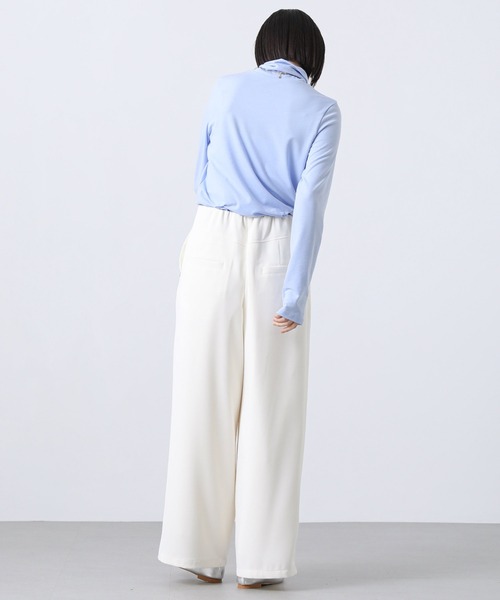 Gready Brilliant（グレディブリリアン）の「テンセル混ドライタートルネック（Tシャツ/カットソー・レディース・ピンク/オフホワイト/ブルー・38）」の7枚目の写真