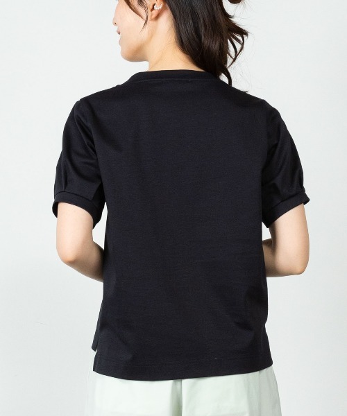 STUDIO PICONE（スタジオピッコーネ）の「コットン100％ビーズ刺繍UVプルオーバー（Tシャツ/カットソー・レディース・ライトパープル/ネイビー/ホワイト/ライトブルー・M/LL/L）」の7枚目の写真