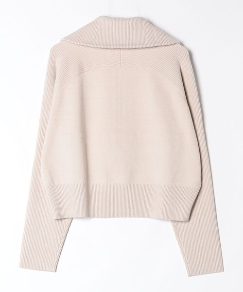 anuke（アンヌーク）の「Zip Rib Knit（ニット/セーター・メンズ・グレー/オフホワイト・FREE）」の3枚目の写真