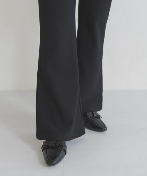 MISCH MASCH(ミッシュマッシュ)の「2026春夏新作 WEB限定 レーススカートセット美脚センタープレスフレアパンツ(その他パンツ・レディース・ブラック・フリ-)」の7枚目の写真