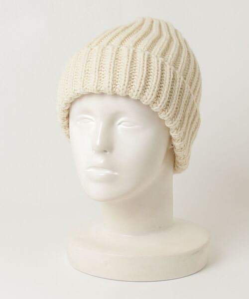 HIGHLAND 2000（ハイランドトゥーサウザンド）の「【T16】【HIGHLAND 2000】001 BOBCAP（ニットキャップ/ビーニー・メンズ・ブルー/グリーン/イエロー/ネイビー/ナチュラル/グレー・FREE）」の2枚目の写真