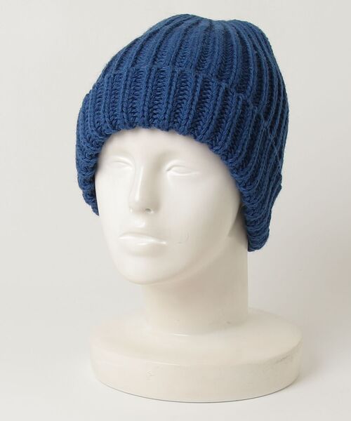 HIGHLAND 2000（ハイランドトゥーサウザンド）の「【T16】【HIGHLAND 2000】001 BOBCAP（ニットキャップ/ビーニー・メンズ・ブルー/グリーン/イエロー/ネイビー/ナチュラル/グレー・FREE）」の5枚目の写真