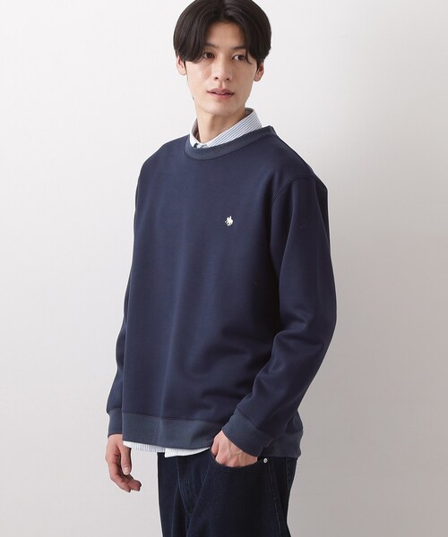 THE SHOP TK （ザ ショップ ティーケー ）の「POLO BCS ダンボールスウェット（スウェット・メンズ・オフホワイト/ライトグレー/ネイビー・02/03/04）」の17枚目の写真