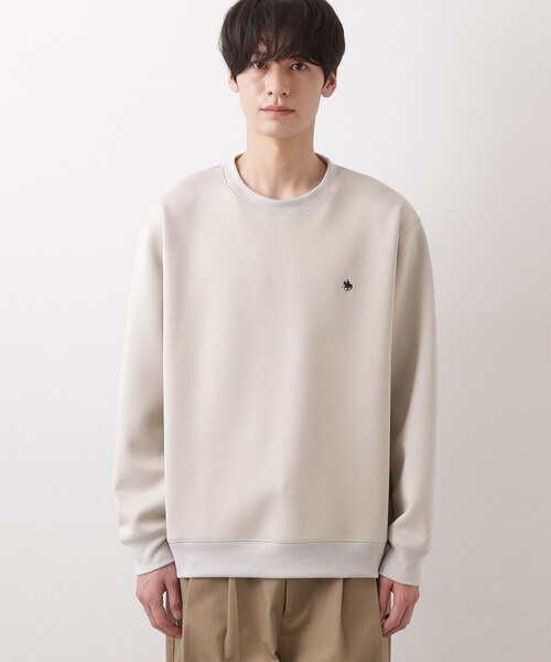 THE SHOP TK （ザ ショップ ティーケー ）の「POLO BCS ダンボールスウェット（スウェット・メンズ・オフホワイト/ライトグレー/ネイビー・02/03/04）」の21枚目の写真