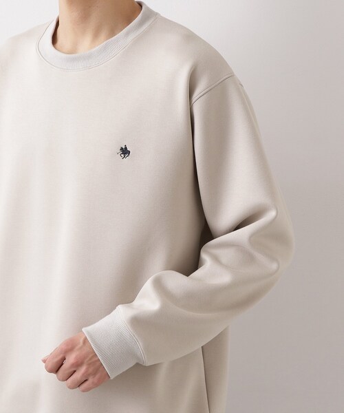 THE SHOP TK （ザ ショップ ティーケー ）の「POLO BCS ダンボールスウェット（スウェット・メンズ・オフホワイト/ライトグレー/ネイビー・02/03/04）」の5枚目の写真