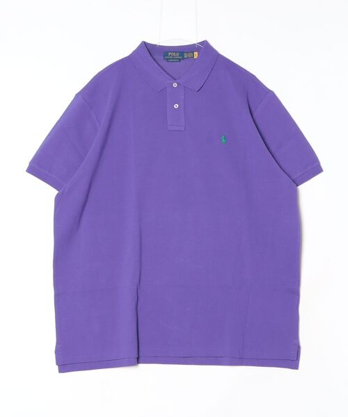 POLO RALPH LAUREN(ポロ ラルフ ローレン)の「カスタム スリム フィット メッシュ ポロシャツ(ポロシャツ・メンズ・パープル・XL/S/M/XXL/XS/L)」の3枚目の写真