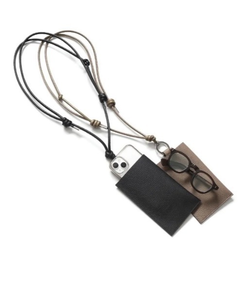 ITTI(イッチ)の「ITTI/イッチ/HERRIE GLASSES POUCH / DIPLO FJORD - ITTI-GOODS-081-DF(スマホグッズ・メンズ・ブルー/グレー/ブラック・F)」の4枚目の写真