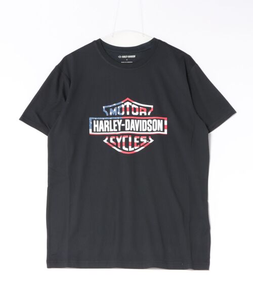 Harley-Davidson(ハーレーダビッドソン)の「スターズ&ストライプス 半袖シャツ(シャツ/ブラウス・メンズ・ブラック系その他・X-LARGE/LARGE/MEDIUM/SMALL)」の4枚目の写真
