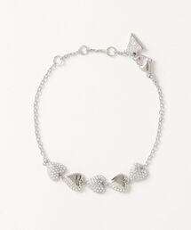 Guess | BY YOUR SIDE 8MM Multi Hearts Pave Bracelet アクセサリー ブレスレット(ブレスレット)