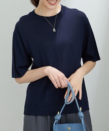 シャリ冷!洗える多機能ニットTシャツ