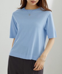 シャリ冷!洗える多機能ニットTシャツ