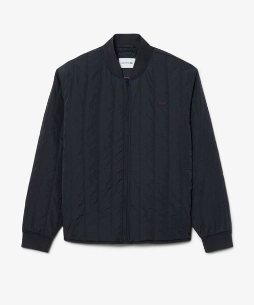 LACOSTE(ラコステ)の「撥水 Thermore製 中綿キルティング ジャケット / ワッシャー加工ブルゾン(ブルゾン・メンズ・ブラック・48/50/46/52)」の1枚目の写真