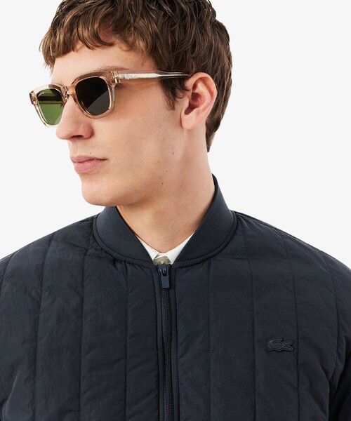 LACOSTE(ラコステ)の「撥水 Thermore製 中綿キルティング ジャケット / ワッシャー加工ブルゾン(ブルゾン・メンズ・ブラック・48/50/46/52)」の3枚目の写真
