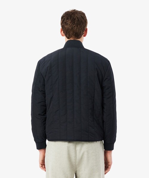 LACOSTE(ラコステ)の「撥水 Thermore製 中綿キルティング ジャケット / ワッシャー加工ブルゾン(ブルゾン・メンズ・ブラック・48/50/46/52)」の4枚目の写真