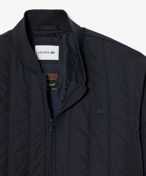 LACOSTE(ラコステ)の「撥水 Thermore製 中綿キルティング ジャケット / ワッシャー加工ブルゾン(ブルゾン・メンズ・ブラック・48/50/46/52)」の6枚目の写真