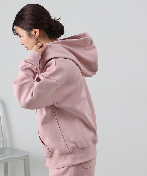 COLONY 2139（コロニートゥーワンスリーナイン）の「ダンボールフルジップフーディ（パーカー・レディース・グレー/ブラック/ピンク・SMALL/MEDIUM/LARGE）」の8枚目の写真