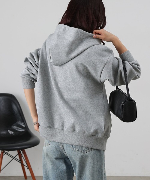 COLONY 2139（コロニートゥーワンスリーナイン）の「ダンボールフルジップフーディ（パーカー・レディース・グレー/ブラック/ピンク・SMALL/MEDIUM/LARGE）」の19枚目の写真