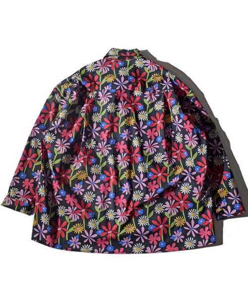ALDIES(アールディーズ)の「Flower Big Shirts / フラワービッグシャツ(シャツ/ブラウス・メンズ・イエロー/ブラック・MEDIUM/SMALL)」の7枚目の写真