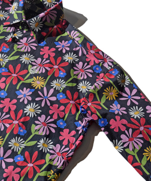 ALDIES(アールディーズ)の「Flower Big Shirts / フラワービッグシャツ(シャツ/ブラウス・メンズ・イエロー/ブラック・MEDIUM/SMALL)」の9枚目の写真
