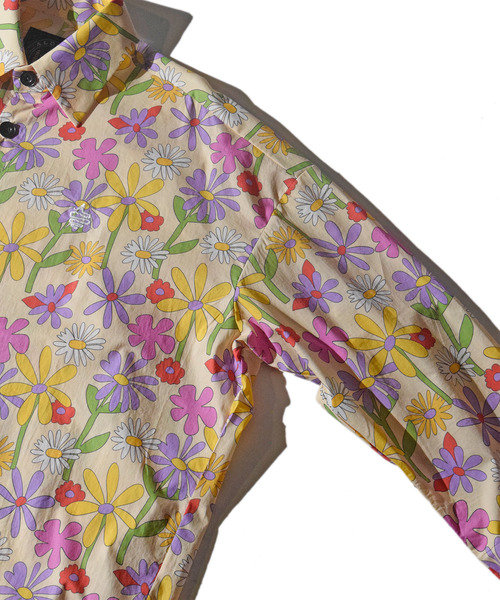 ALDIES(アールディーズ)の「Flower Big Shirts / フラワービッグシャツ(シャツ/ブラウス・メンズ・イエロー/ブラック・MEDIUM/SMALL)」の18枚目の写真