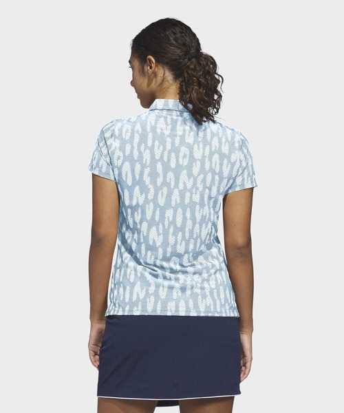 adidas(アディダス)の「アルティメット365 ジャカード クライマクール ポロシャツ【adidas Golf/アディダスゴルフ】(ポロシャツ・レディース・ブラウン・X-LARGE/SMALL/MEDIUM/LARGE)」の3枚目の写真