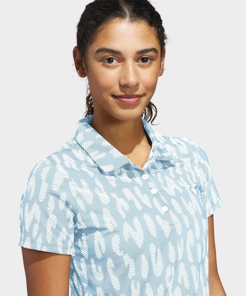 adidas(アディダス)の「アルティメット365 ジャカード クライマクール ポロシャツ【adidas Golf/アディダスゴルフ】(ポロシャツ・レディース・ブラウン・X-LARGE/SMALL/MEDIUM/LARGE)」の4枚目の写真