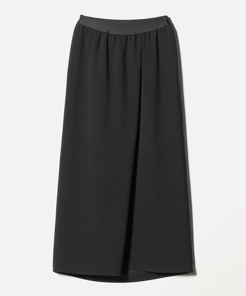 UNITED ARROWS（ユナイテッドアローズ）の「COMFY ラップ マキシスカート ‐防汚 UVカット ウォッシャブル‐（スカート・レディース・ネイビー/ブラック・36/38）」の3枚目の写真