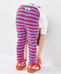 pairmanon（ペアマノン）の「ユニセックス ネームタグ付き ボーダーリブレギンス（レギンス/スパッツ）」