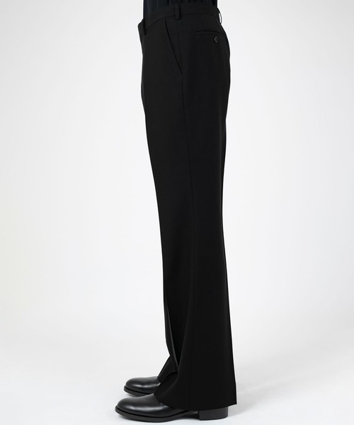 LAD MUSICIAN（ラッドミュージシャン）の「WOOL GABARDINE SLIM FLARE SLACKS（スラックス・メンズ・ブラック・46/44/42）」の3枚目の写真