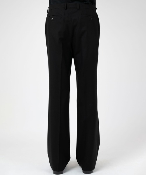 LAD MUSICIAN（ラッドミュージシャン）の「WOOL GABARDINE SLIM FLARE SLACKS（スラックス・メンズ・ブラック・46/44/42）」の4枚目の写真