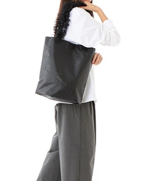 CACHELLIE（カシェリエ）の「TULLE HANDLE TOTE（トートバッグ・レディース・ピンク/ブラック・FREE）」の2枚目の写真