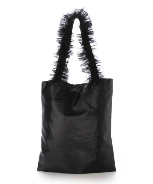 CACHELLIE（カシェリエ）の「TULLE HANDLE TOTE（トートバッグ・レディース・ピンク/ブラック・FREE）」の11枚目の写真