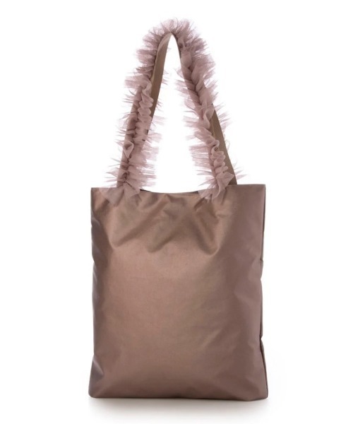 CACHELLIE（カシェリエ）の「TULLE HANDLE TOTE（トートバッグ・レディース・ピンク/ブラック・FREE）」の7枚目の写真