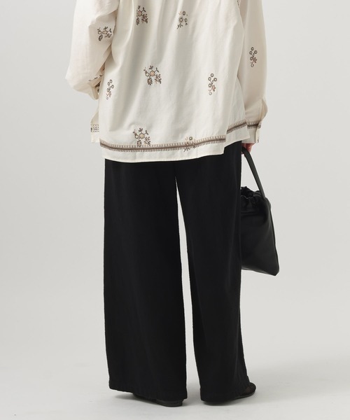 BAYFLOW（ベイフロー）の「[セットアップ着用可能]リネンパンツ（その他パンツ・レディース・ライトベージュ/ブラック・MEDIUM/SMALL）」の19枚目の写真