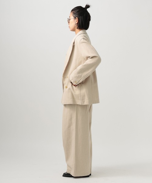 BAYFLOW（ベイフロー）の「[セットアップ着用可能]リネンパンツ（その他パンツ・レディース・ライトベージュ/ブラック・MEDIUM/SMALL）」の22枚目の写真