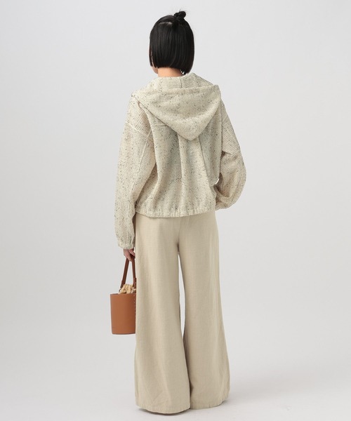 BAYFLOW（ベイフロー）の「[セットアップ着用可能]リネンパンツ（その他パンツ・レディース・ライトベージュ/ブラック・MEDIUM/SMALL）」の3枚目の写真